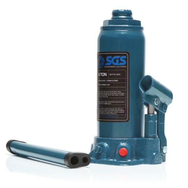Buy SGS 8 Tonne Heavy Duty Industrial Hydraulic Bottle Jack by SGS for only £28.06