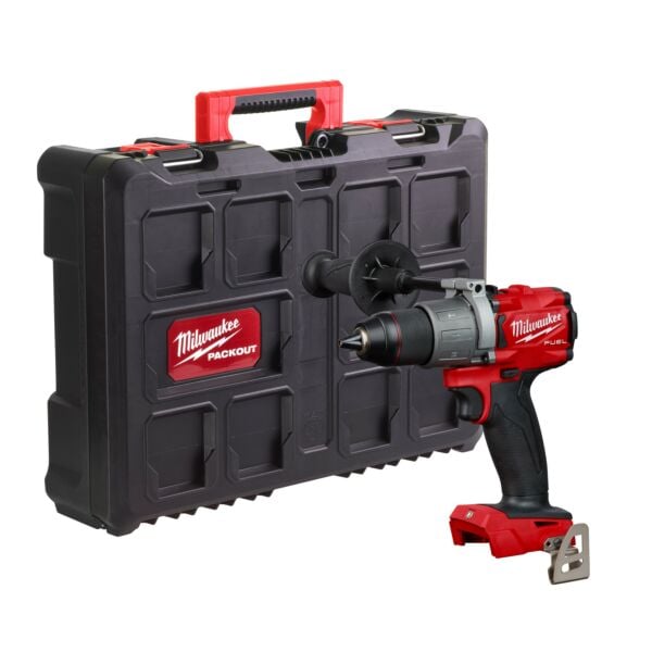Buy Milwaukee M18FPD2-0P 18V 135Nm GEN3 Brushless Fuel Combi Drill With PACKOUT Case (Body Only) by Milwaukee for only £136.79