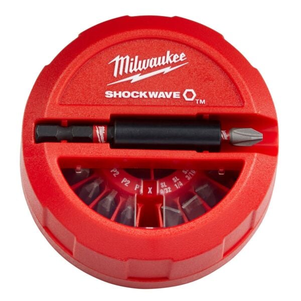 Buy Milwaukee Shockwave™ Impact Duty Puck Bit Set - 16pk by Milwaukee for only £9.95