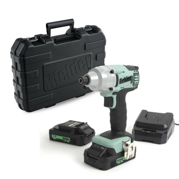 Buy Kielder KWT-005-07 18V Generation 2 Impact Driver 2X 2.0Ah Batteries Charger and Case by Kielder for only £129.97