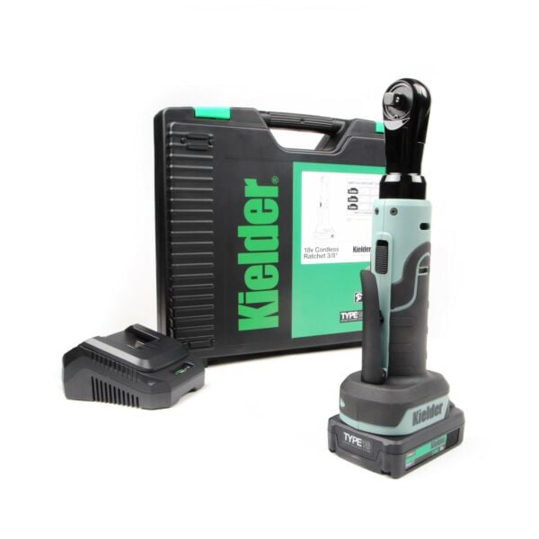 Buy Kielder KWT-010-11 3/8 18V Ratchet with 1 x 2Ah Battery, Charger and Case by Kielder for only £155.99
