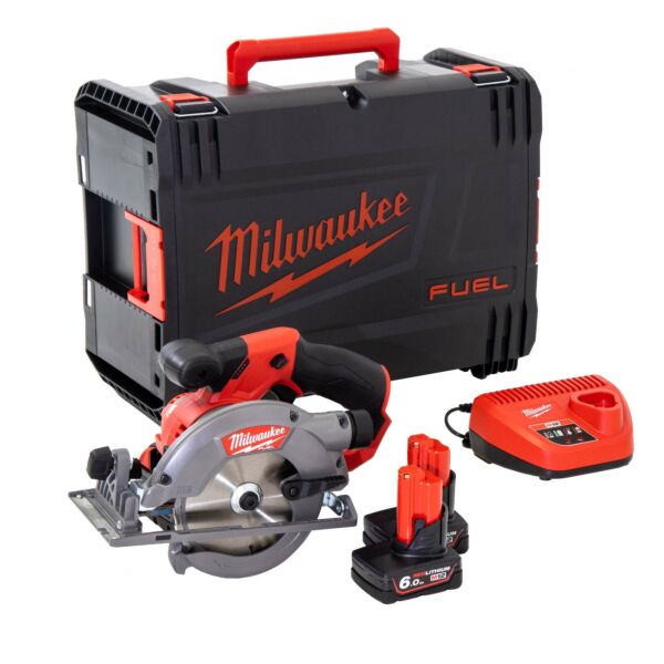 Buy Milwaukee M12CCS44-602X M12 FUEL™ 12V 140mm Circular Saw Kit - 2x 6Ah Battery, Charger and Case by Milwaukee for only £358.27