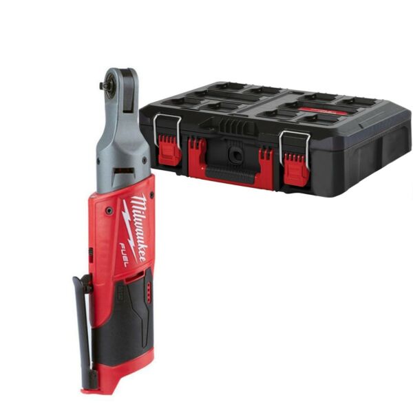 Buy Milwaukee M12FIR14-0 M12 FUEL™ 12V 1/4" Ratchet (Body Only) with Packout Case by Milwaukee for only £217.73