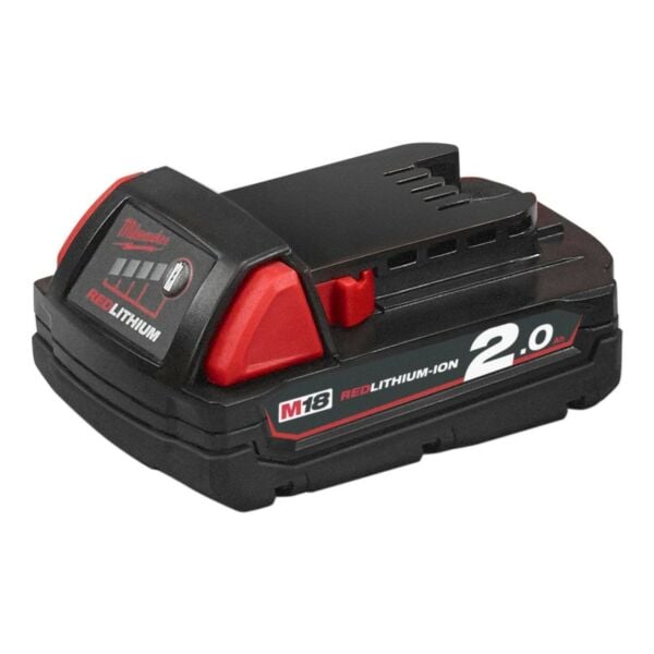 Buy Milwaukee M18B2 18V M18 2.0Ah Battery by Milwaukee for only £38.40