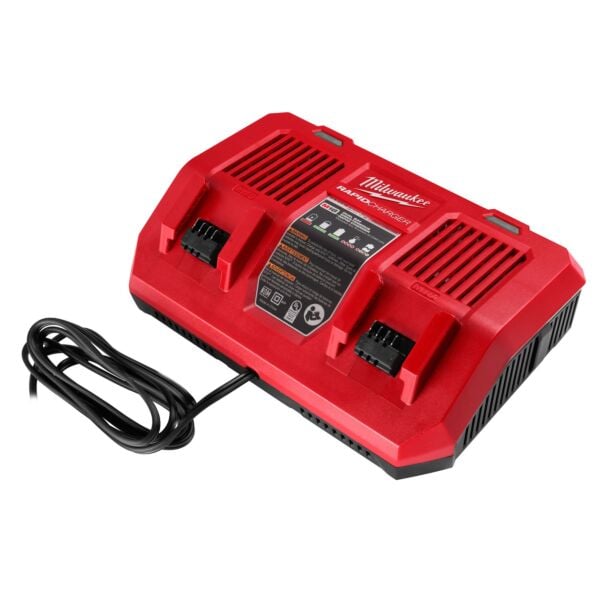 Buy Milwaukee M18DFC Dual Bay Fast Charger - Simultaneous Charging 6Ah Charge Rate For all M18 Batteries by Milwaukee for only £123.10
