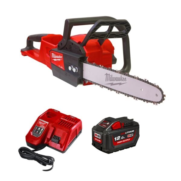 Buy Milwaukee M18FCHS35-121 M18 FUEL™ 18V 35cm Chainsaw Kit - 12Ah Battery and Charger by Milwaukee for only £455.15