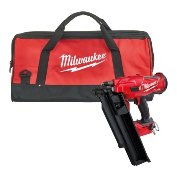 Buy Milwaukee M18FFN-0B M18 FUEL™ 18V Framing Nailer (Body Only) with Bag by Milwaukee for only £412.94
