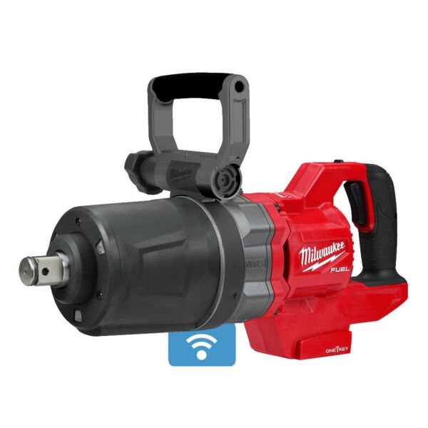 Buy Milwaukee M18ONEFHIWF1DS-0C M18 FUEL™ ONE-KEY™ 1" 2712Nm D-Handle Impact Wrench (Body Only) by Milwaukee for only £1,411.34