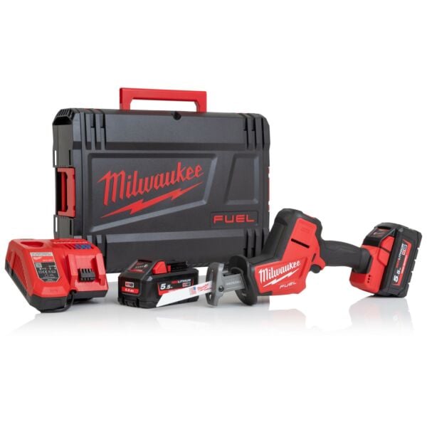 Buy Milwaukee M18FHZ-552X M18 FUEL™ 18V Hackzall Reciprocating Saw Kit - 2x 5.5Ah Batteries, Charger and Case by Milwaukee for only £396.60