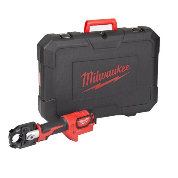 Buy Milwaukee M18HCCT-0C FORCE LOGIC™ Hydraulic 53 kN Cable Crimper by Milwaukee for only £1,011.14