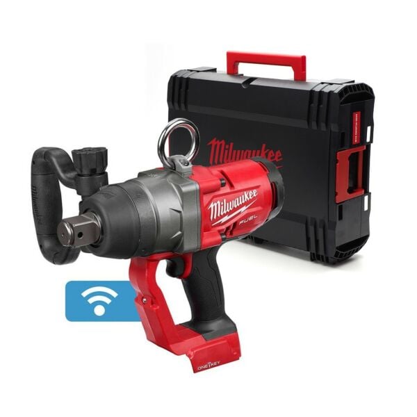 Buy Milwaukee M18ONEFHIWF1-0X M18 FUEL™ ONE-KEY™ 18V 1" 2400Nm Impact Wrench (Body Only) with Case by Milwaukee for only £409.56