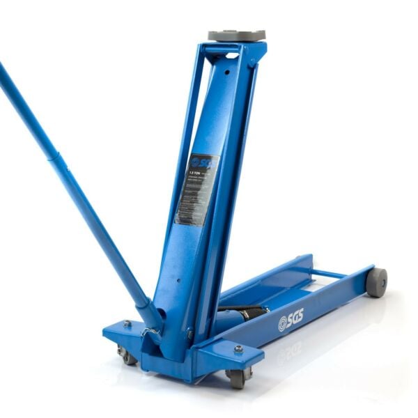Buy SGS 1.5 Tonne Professional Trolley Jack | 855mm Lifting Height by SGS for only £186.65