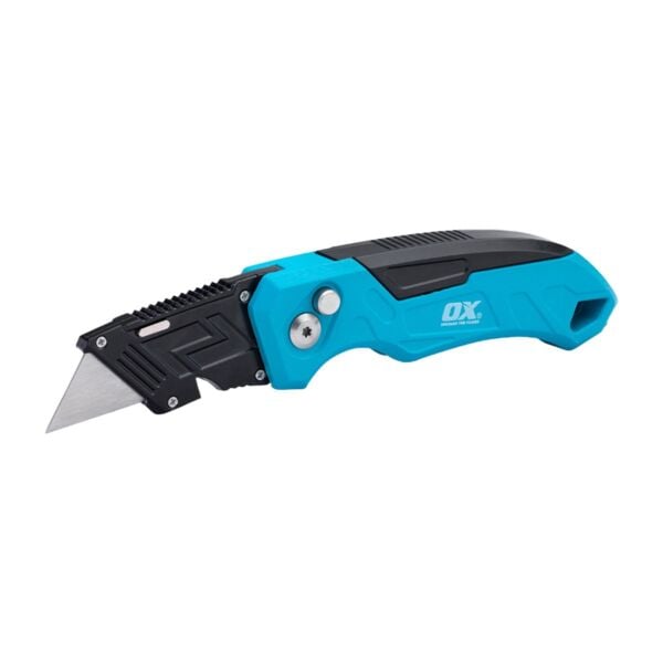 Buy OX Tools Pro OX-P224301 Heavy-Duty Fixed Blade Folding Knife - Includes 3 Blades by OX Tools for only £7.19