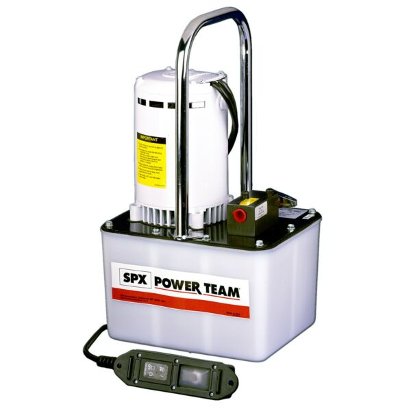 Buy Power Team PE172A Two-Speed Electric Hydraulic Pump - 279 cm3/Min Single-Acting - 220 V by SPX for only £1,596.12