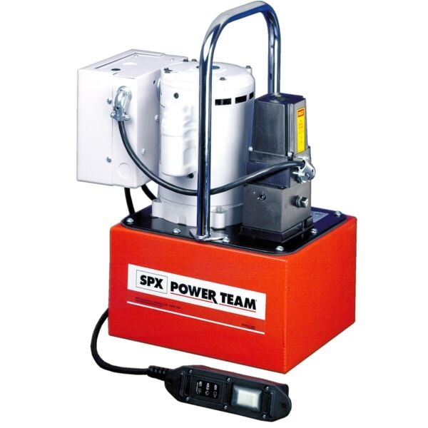 Buy Power Team PE172SM Two-Speed Electric Hydraulic Pump - 279 cm3/Min Single-Acting - 110V by SPX for only £2,711.70