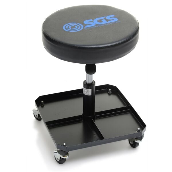 Buy SGS Mechanics Seat On Wheels with Adjustable Height by SGS for only £31.67