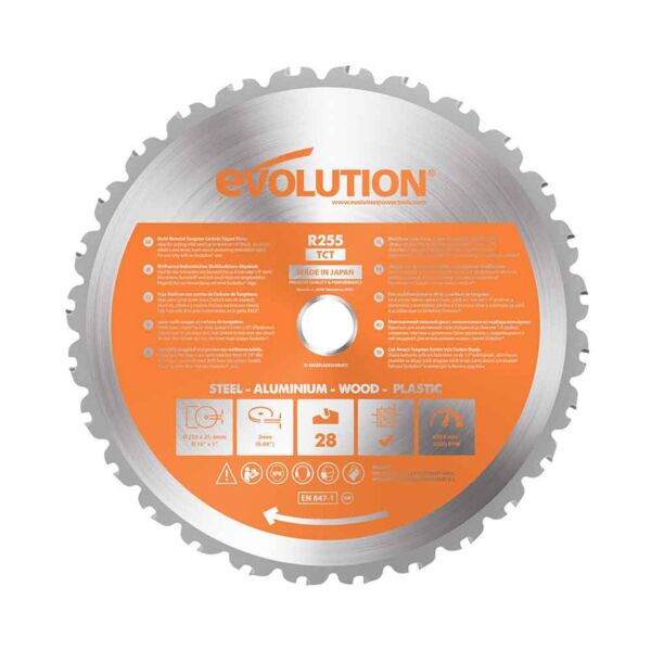Buy Evolution Rage 255mm Multi-Material Blade by Evolution for only £23.40
