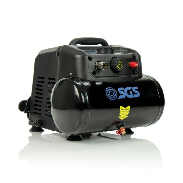 Buy SGS 6L Oil-Free Direct Drive Mini Air Compressor & Stapler Kit by SGS for only £128.39