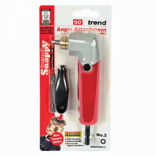 Buy Trend SNAP/ASA/2 Snappy Angle Screwdriver Attachment MK2 by Trend for only £14.06
