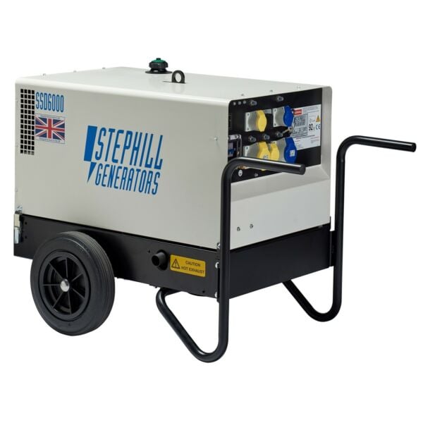 Buy Stephill SSD6000 6.0 kVA Yanmar Super Silent Diesel Generator - 3000 RP by Stephill for only £4,139.99