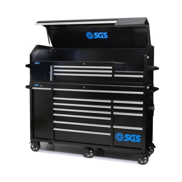 Buy SGS 72in Professional 15 Drawer Tool Chest and Roller Cabinet with Charging Points by SGS for only £1,662.00
