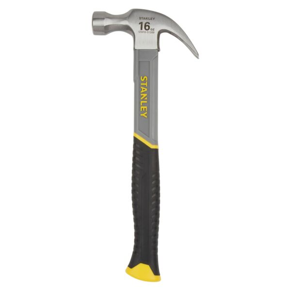 Buy Stanley STHT0-51309 Claw Hammer with Fibreglass Shaft 16oz by Stanley for only £8.39