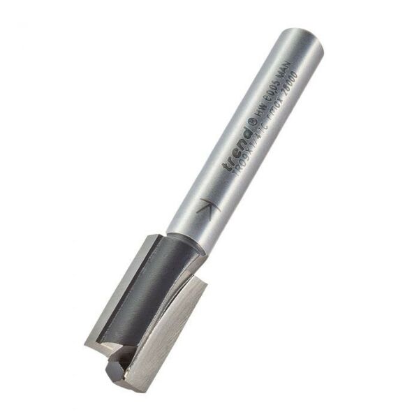 Buy TR09X1/4TC Two flute cutter 10mm diameter - 1/4 Shank by Trend for only £5.46