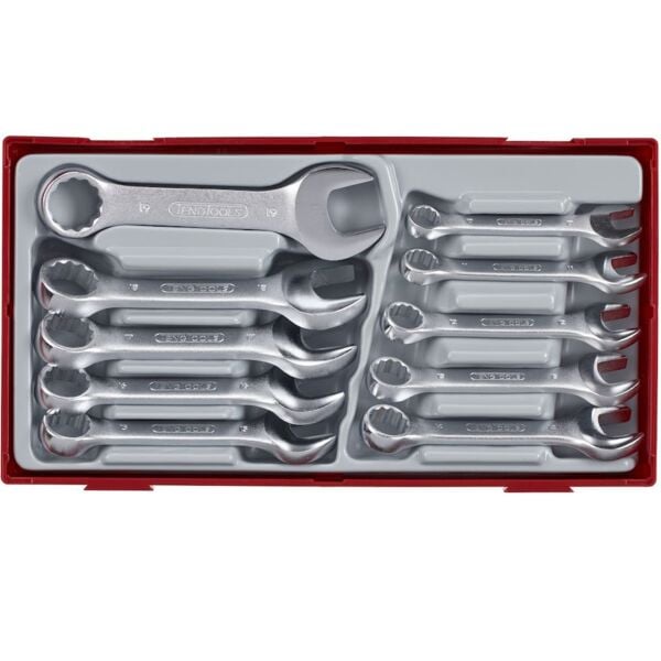 Buy Teng Tools Stubby Combination Ring Spanner Set TT1 10 Pieces by Teng Tools for only £68.72