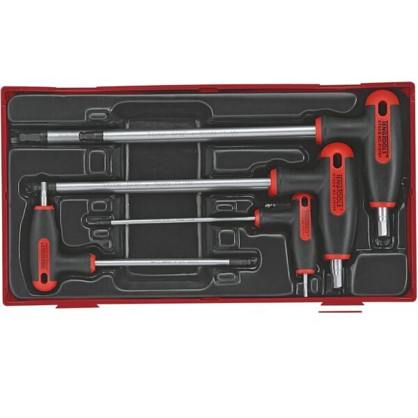 Buy Teng Tools T-Handle Ball Point Hex Key Set AF TT1 7 Pieces by Teng Tools for only £43.62