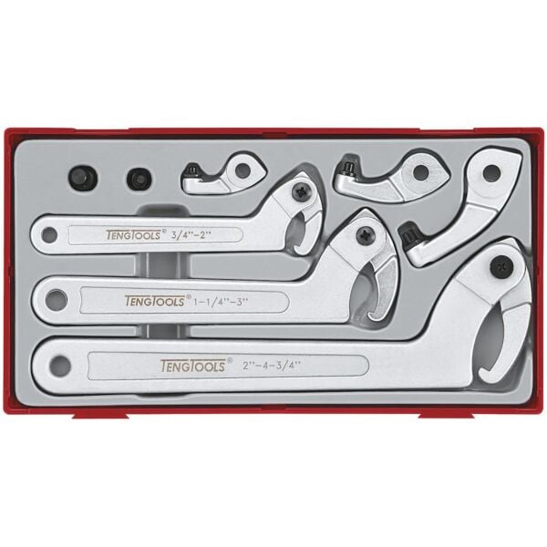 Buy Teng Tools Hook and Pin Wrench Set TT1 8 Pieces by Teng Tools for only £119.41