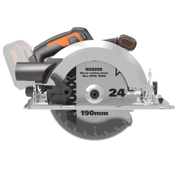 Buy Worx 20V Brushless 185mm Circular Saw - Body Only by Worx for only £139.20