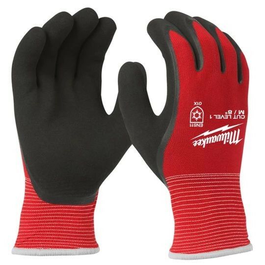 Buy Milwaukee Winter Cut Level 1 Dipped Gloves - Medium by Milwaukee for only £5.04