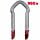 Milwaukee 4932480360 Staples fencing 9G/50mm HDG-960pc 