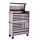 SGS 41 inch Stainless Steel 14 Drawer Roller Tool Cabinet