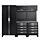 SGS 7pc Garage Storage System with Stainless Steel Worktop - 10 Drawers