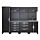 SGS 10pc Garage Storage System with Double Stainless Steel Worktop and Sink Unit