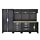 SGS 10pc Garage Storage System with Double Cabinet and Wooden Worktop