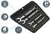 Buy Wera 05073290001 Joker Combination Ratchet Spanner Set Metric 4pc by Wera for only £87.59