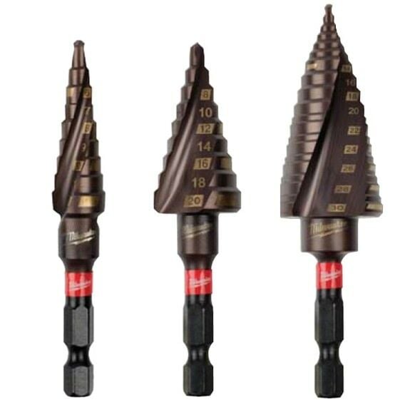 Buy Milwaukee 48899266 SHOCKWAVE™ Impact Duty™ Step Drills 3 Pack by Milwaukee for only £201.40