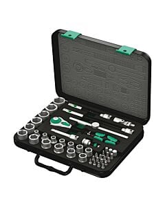 Buy Wera 05003647001 8100 SC Zyklop Speed Ratchet Set - Silver (38-Piece) by Wera for only £309.94