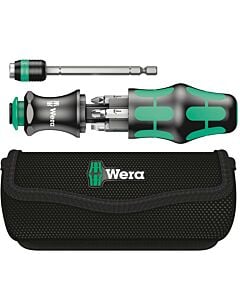 Buy Wera 05051024001 Compact Tool Set Kraftform 25 with Pouch Silver by Wera for only £59.21