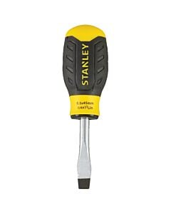 Buy Stanley Cushiongrip Stubby Flat Bladed Screwdriver Flared by Stanley for only £4.80