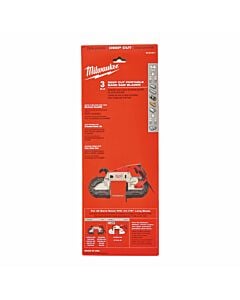 Buy Milwaukee Bandsaw Blade - 3pcs-1140mm x 14 tpi by Milwaukee for only £29.44