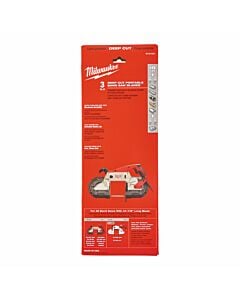 Buy Milwaukee Bandsaw Blade - 3pcs-1140mm x 18 tpi by Milwaukee for only £29.44