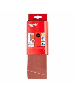 Buy Milwaukee Sanding Belts For Belt Sanders 75 x 533 mm - 5pc-75 x 533 mm GR150 by Milwaukee for only £7.08