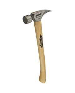 Buy Milwaukee Ti 14MC-H18 Milled Face Titanium Hammer with Wooden Handle by Milwaukee for only £119.89