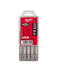 Buy Milwaukee 4932352833 MX4 Cut SDS+ Drill Bit Set - 5pk by Milwaukee for only £31.13