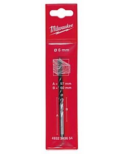 Buy Milwaukee Brad Point Drill Bit-6mm x 97mm - 1pc by Milwaukee for only £1.94