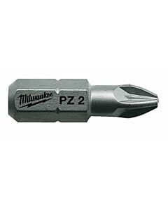 Buy Milwaukee Screwdriving Bit PZ Pozi Drive x 25mm - 25pcs-PZ2 by Milwaukee for only £7.90