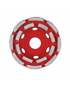 Buy Milwaukee Diamond Cup Wheel 100mm Universal High removal -1pc by Milwaukee for only £16.79